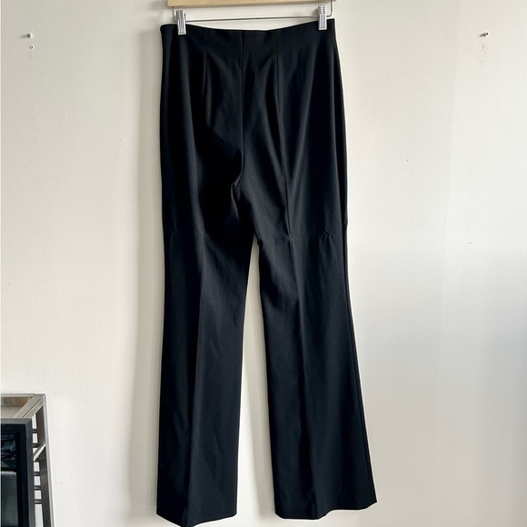 Vintage Escada Black Wide Leg Wool Blend Pants Size 40 - Picture 1 of 6